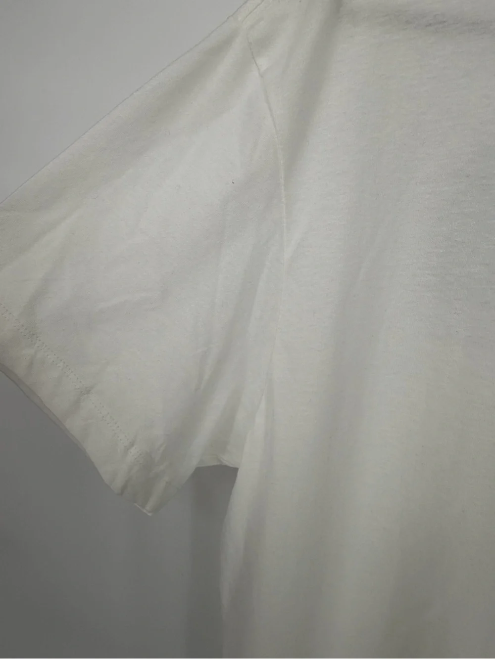 The North Face Men’s White Crew Neck Tee with Black Logo